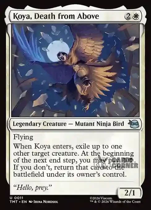 TMNT Card List - Koya, Death from Above #0011