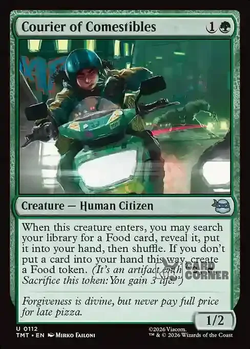 TMNT Card List - Courier of Comestibles #0112