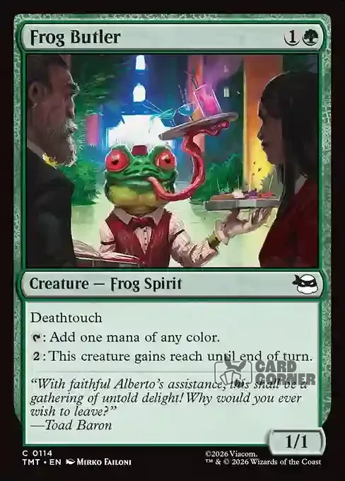 TMNT Card List - Frog Butler #0114