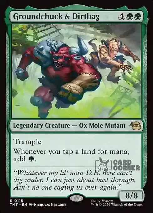 TMNT Card List - Groundchuck & Dirtbag #0115