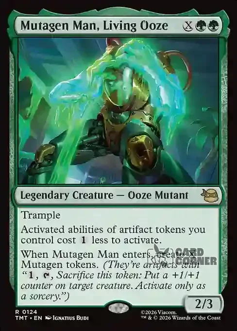 TMNT Card List - Mutagen Man, Living Ooze #0124