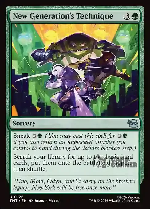 TMNT Card List - New Generation's Technique #0126