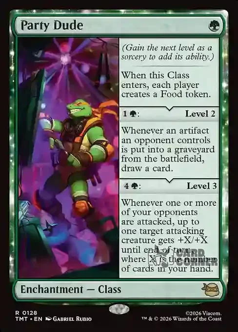 TMNT Card List - Party Dude #0128
