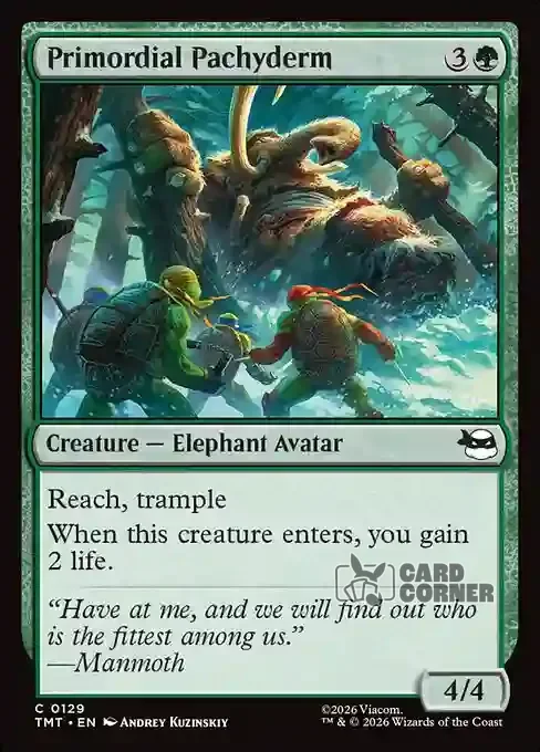 TMNT Card List - Primordial Pachyderm #0129