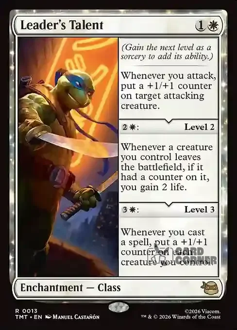 TMNT Card List - Leader's Talent #0013