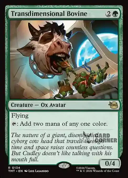 TMNT Card List - Transdimensional Bovine #0134