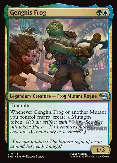 TMNT Card List - Genghis Frog #0148