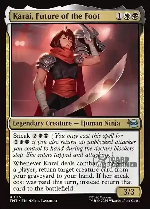 TMNT Card List - Karai, Future of the Foot #0151