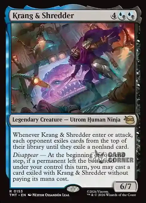 TMNT Card List - Krang & Shredder #0153