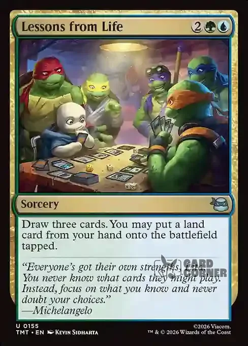 TMNT Card List - Lessons from Life #0155