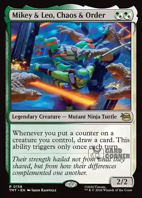 TMNT Card List - Mikey & Leo, Chaos & Order #0158