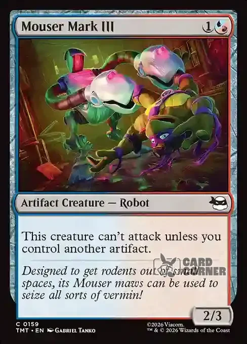 TMNT Card List - Mouser Mark III #0159