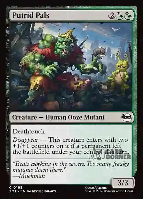 TMNT Card List - Putrid Pals #0165