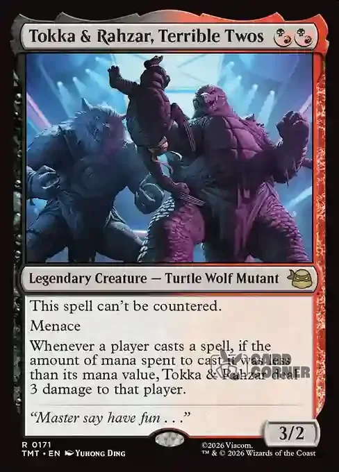 TMNT Card List - Tokka & Rahzar, Terrible Twos #0171