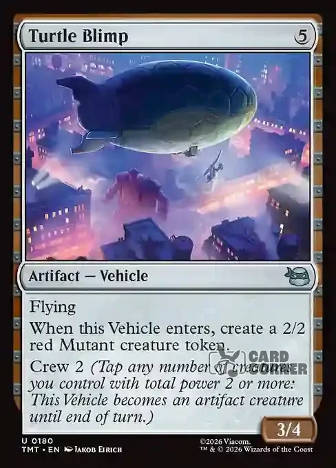 TMNT Card List - Turtle Blimp #0180
