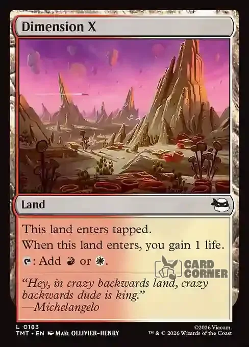 TMNT Card List - Dimension X #0183