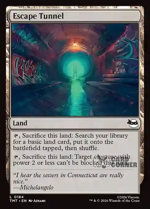 TMNT Card List - Escape Tunnel #0184