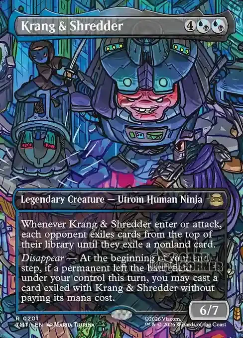 TMNT Card List - Krang & Shredder #0201