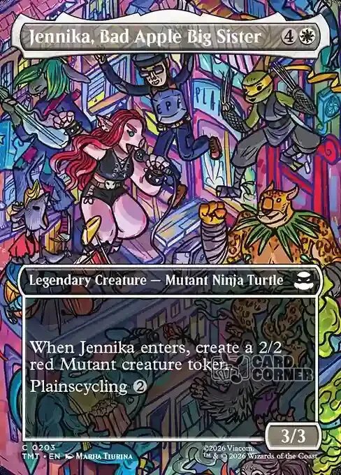 TMNT Card List - Jennika, Bad Apple Big Sister #0203
