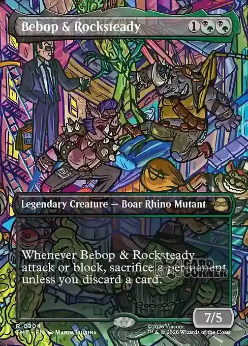TMNT Card List - Bebop & Rocksteady #0204