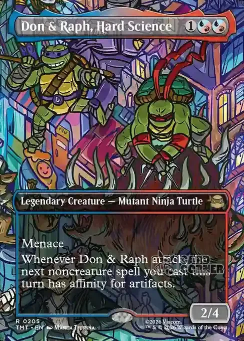 TMNT Card List - Don & Raph, Hard Science #0205