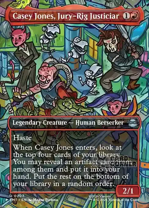 TMNT Card List - Casey Jones, Jury-Rig Justiciar #0207