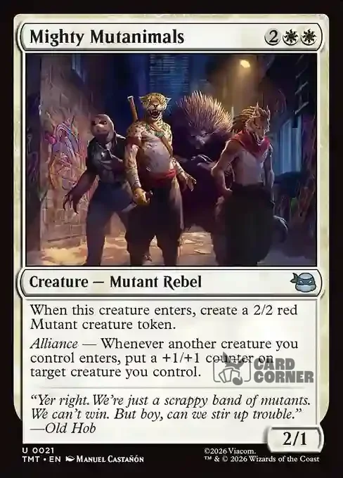 TMNT Card List - Mighty Mutanimals #0021