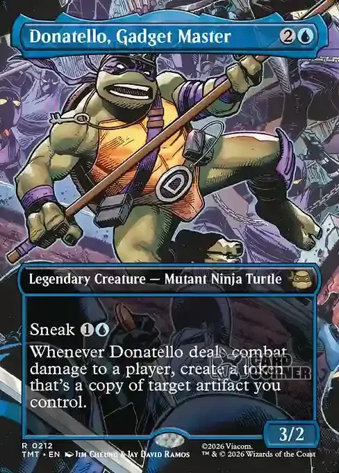 TMNT Card List - Donatello, Gadget Master #0212