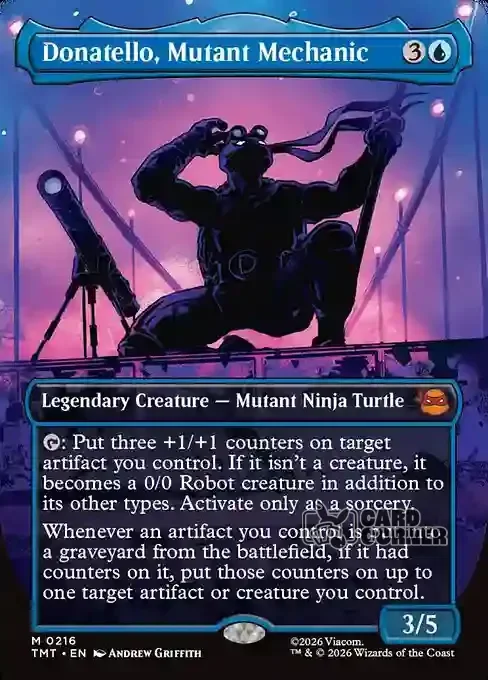 TMNT Card List - Donatello, Mutant Mechanic #0216