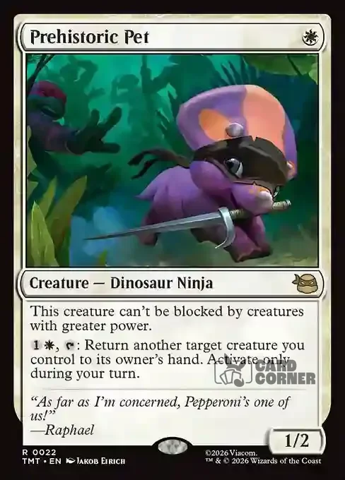 TMNT Card List - Prehistoric Pet #0022