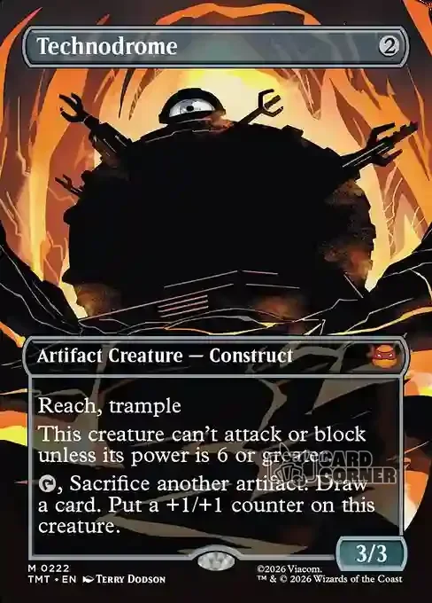 TMNT Card List - Technodrome #0222