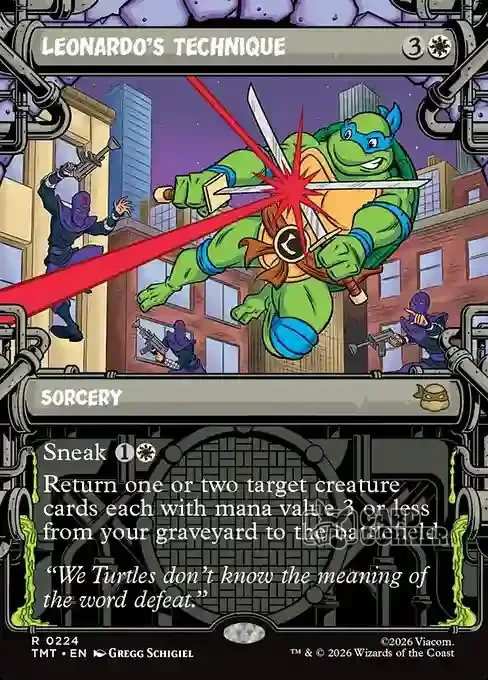 TMNT Card List - Leonardo's Technique #0224
