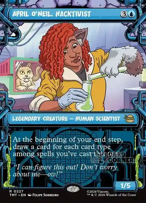 TMNT Card List - April O'Neil, Hacktivist #0227