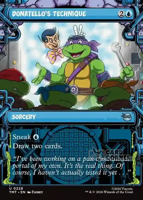 TMNT Card List - Donatello's Technique #0228