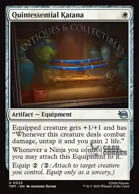 TMNT Card List - Quintessential Katana #0023