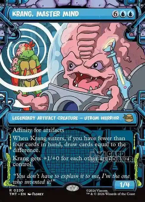TMNT Card List - Krang, Master Mind #0230