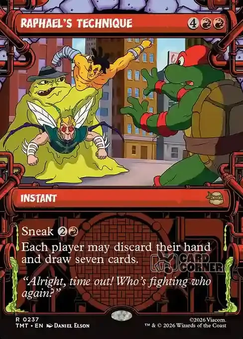 TMNT Card List - Raphael's Technique #0237
