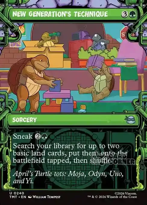 TMNT Card List - New Generation's Technique #0240
