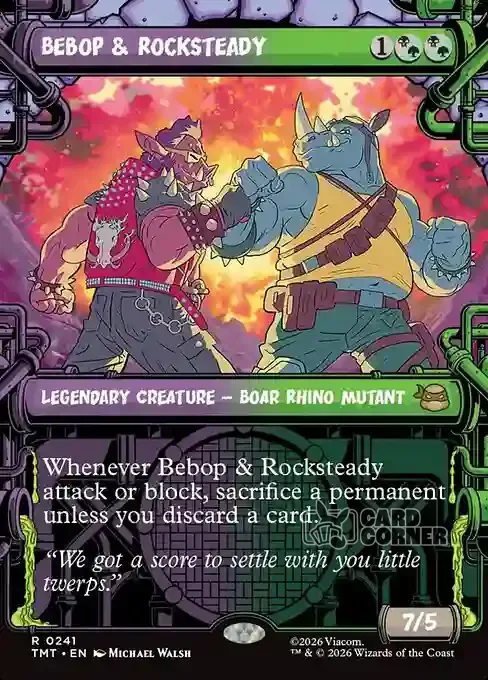 TMNT Card List - Bebop & Rocksteady #0241