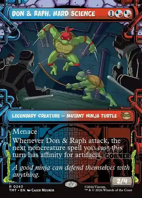 TMNT Card List - Don & Raph, Hard Science #0243