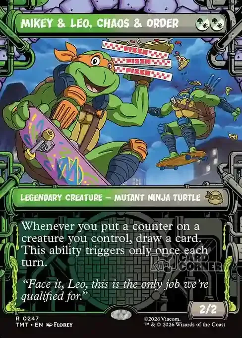 TMNT Card List - Mikey & Leo, Chaos & Order #0247