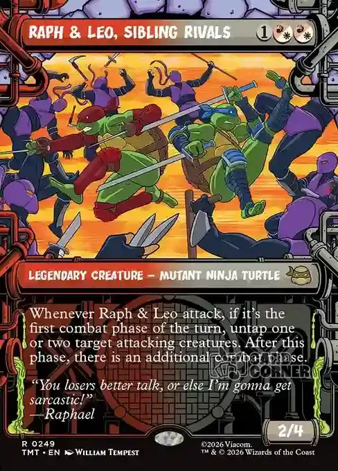 TMNT Card List - Raph & Leo, Sibling Rivals #0249
