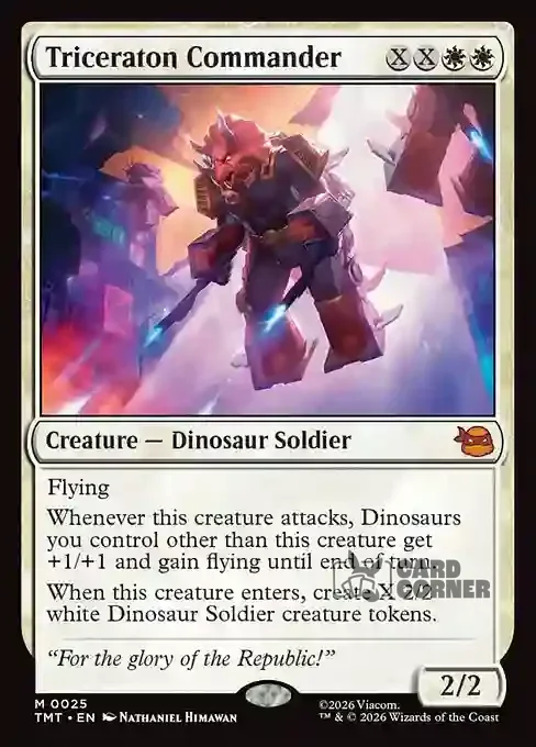 TMNT Card List - Triceraton Commander #0025