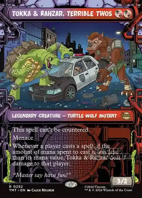 TMNT Card List - Tokka & Rahzar, Terrible Twos #0252