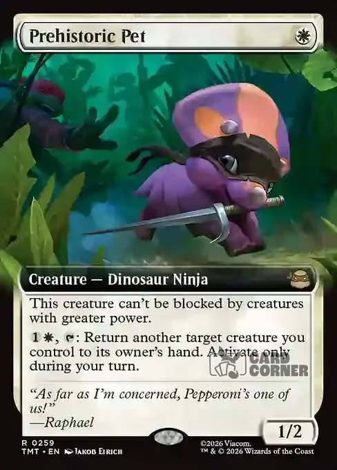 TMNT Card List - Prehistoric Pet #0259