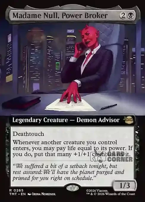 TMNT Card List - Madame Null, Power Broker #0265