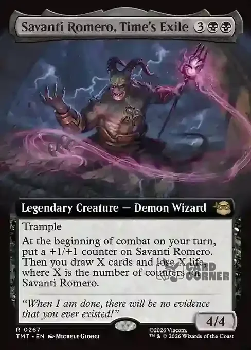 TMNT Card List - Savanti Romero, Time's Exile #0267