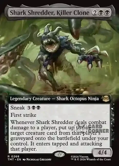 TMNT Card List - Shark Shredder, Killer Clone #0268