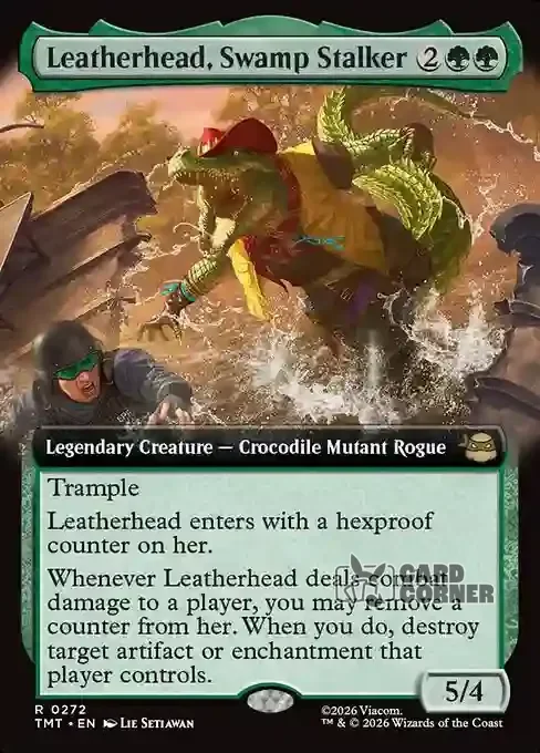 TMNT Card List - Leatherhead, Swamp Stalker #0272