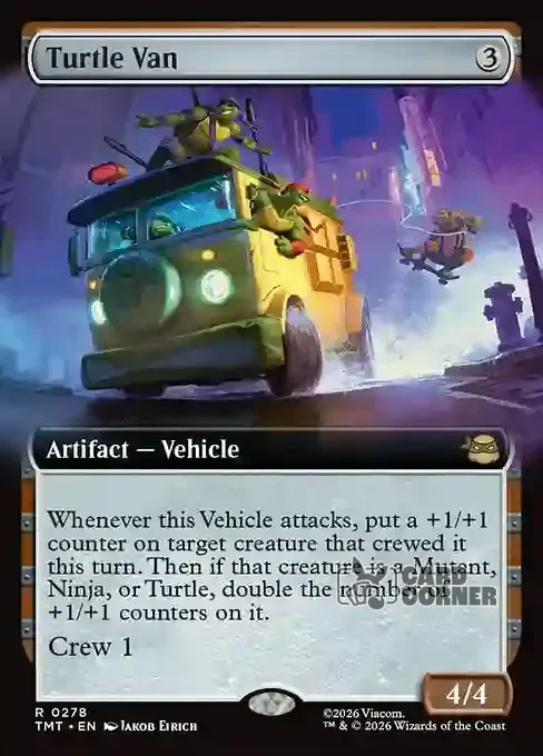 TMNT Card List - Turtle Van #0278